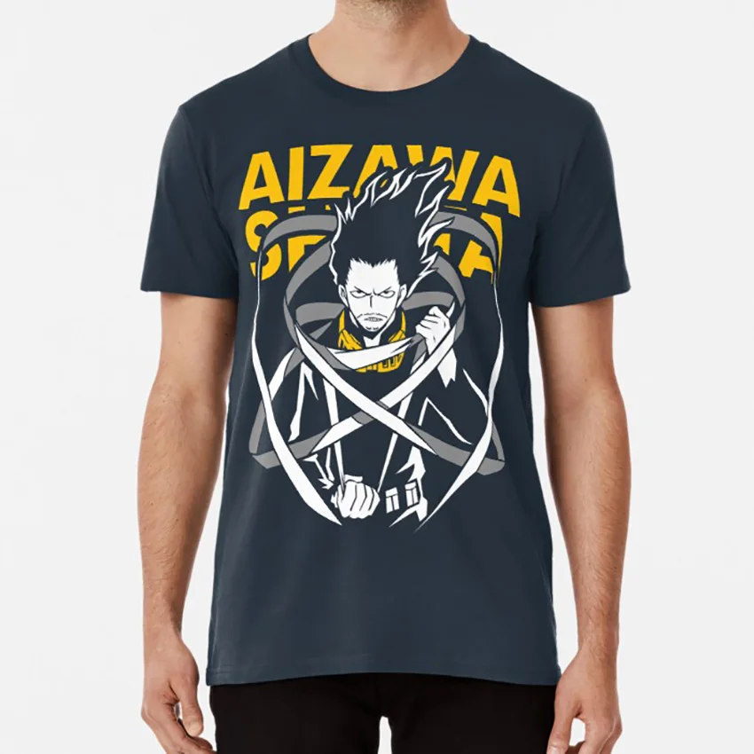 Boku No Hero Academia Aizawa Shota футболка aizawa shota sensei boku no hero academia bnha eraserhead|Футболки| |