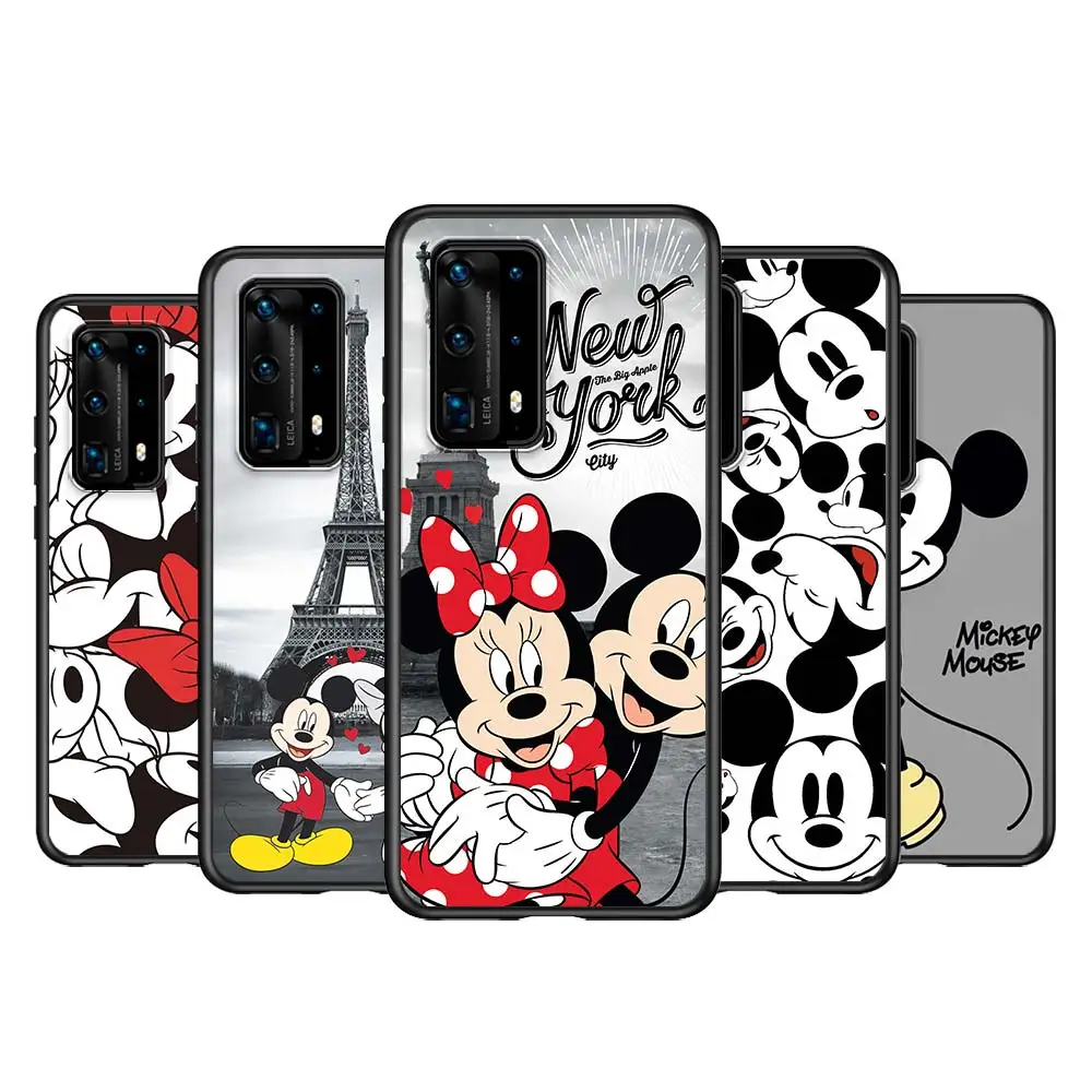 Чехол для телефона с изображением Микки и Минни в Лондоне Huawei P Smart Pro Plus 2018 2019 2020 2021