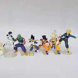 Костюм 6 в сборе Dragon Ball подарочный набор для украшения гаража Кукла мультфильм аниме периферийная 3D игрушка