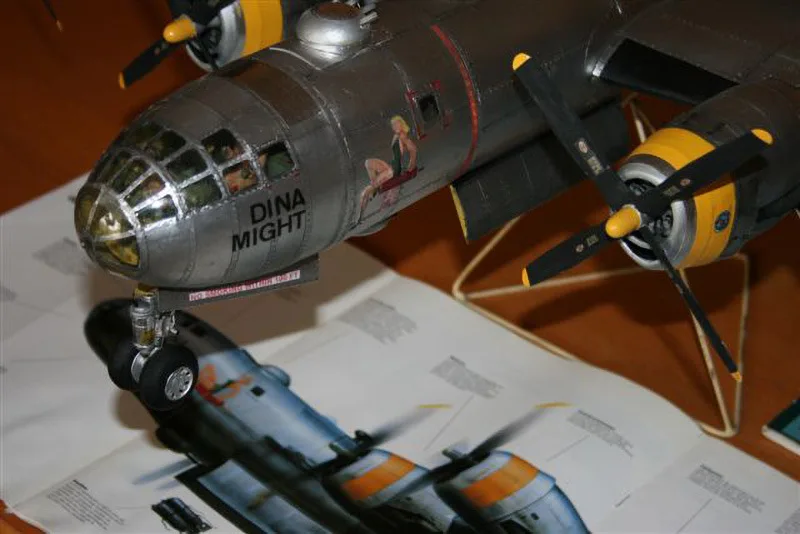 Америка B29 sudraportress Bombers бумажная модель самолета ручной работы DIY Военные Вентиляторы
