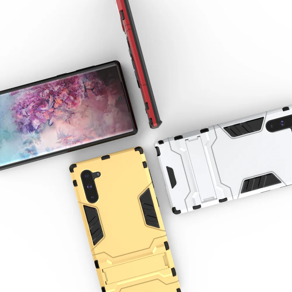 OUDINI Back Cover Stand Armor Shockproof Case For Samsung Galaxy note10 note10plus Case For Samsung note10 case