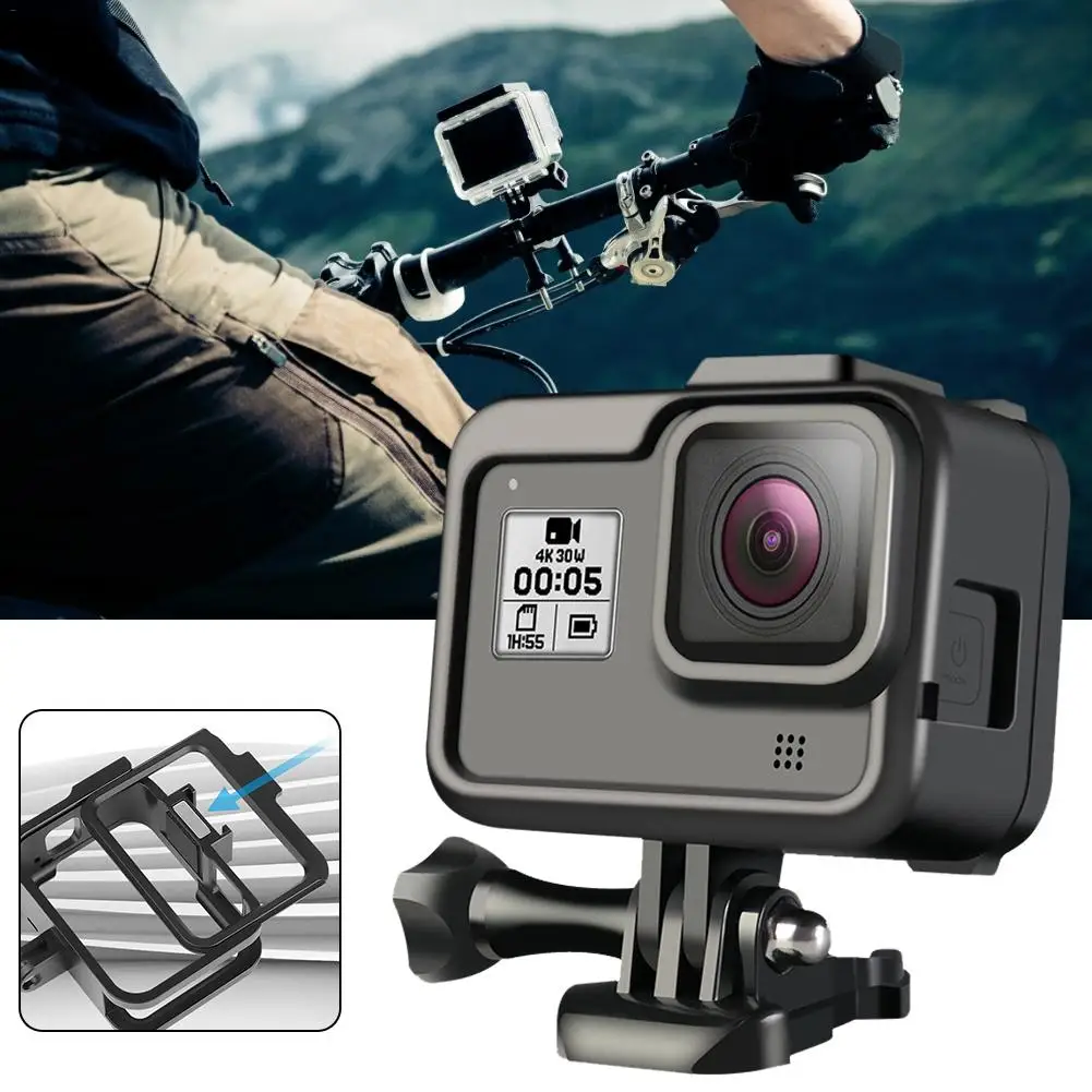 Plastic Protection Frame Case For GoPro Hero 8 Black Sports Camera Portable Protective Shell Housing Case Cover Camera