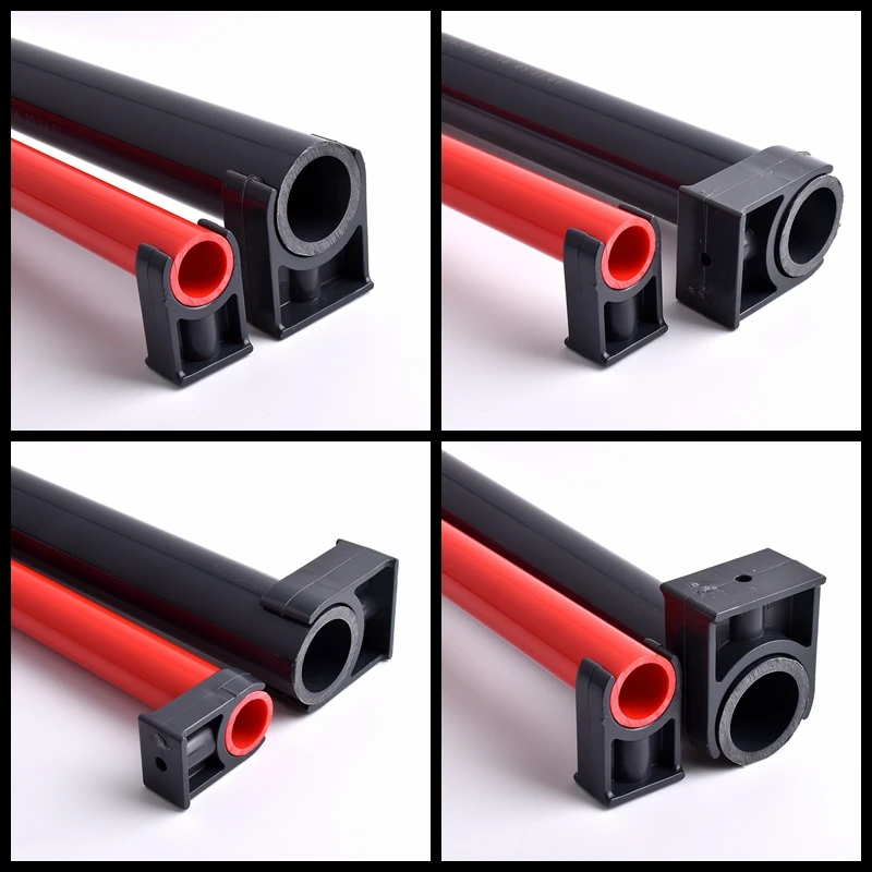 I.D. 20-110mm PVC Pipe Clamp Connector Garden Irrigation Aquarium Fish Tank Watering Adapter Fittings Fixing Joint 2-20pcs, plastic pipe connector, water pipe connector, pipe connector, water pipe fitting, irrigation pipe fitting, plastic pipe fitting
