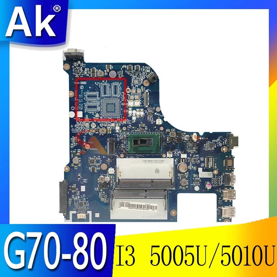 Akemy AILG1 NM-A331 подходит для Lenovo G70-70 G70-80 Z70-80 Материнская плата ноутбука процессор I3
