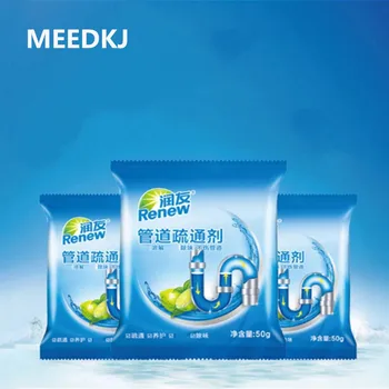 

1 pcs Drain pipe cleaner powerful pipe dredging agent kitchen water pipe sewer toilet toilet sink cleaning deodorant powder