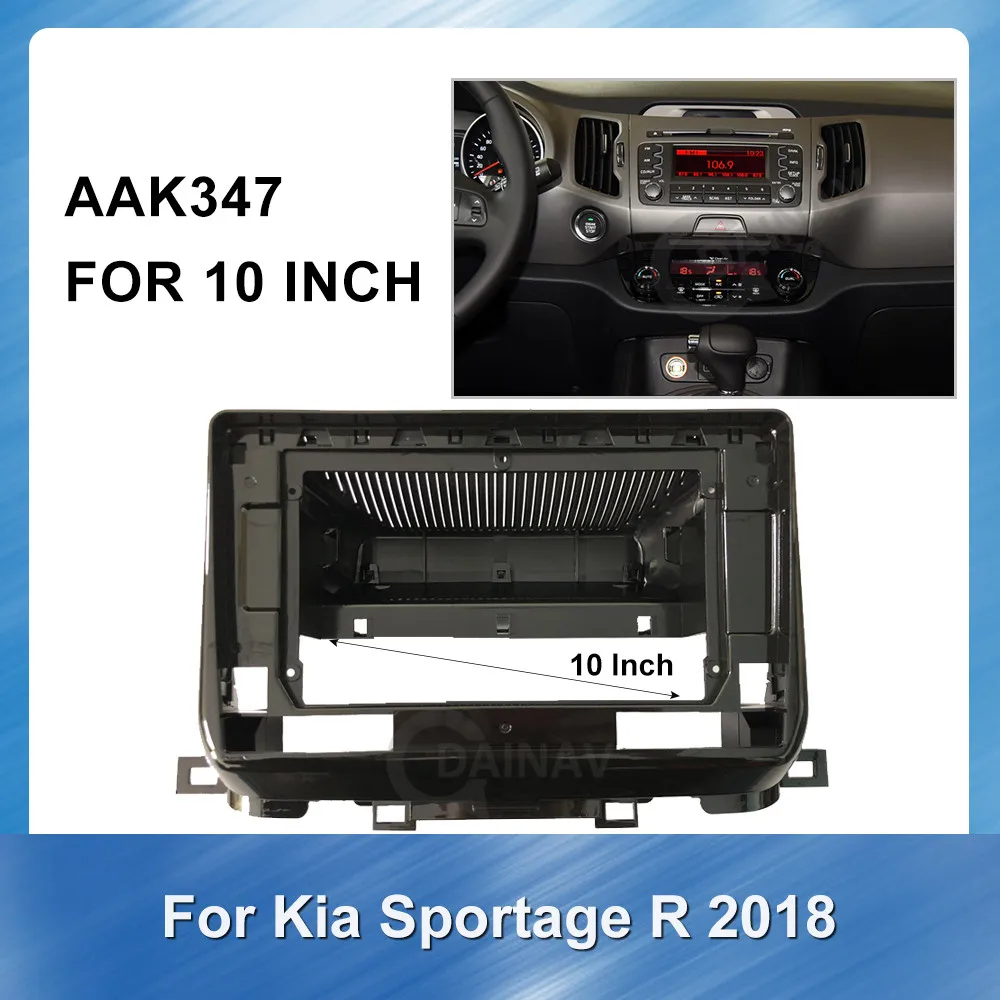 Комплект рамок для автомобиля 2DIN KIA sportage R 2018 комплект автомобильной панели рамка