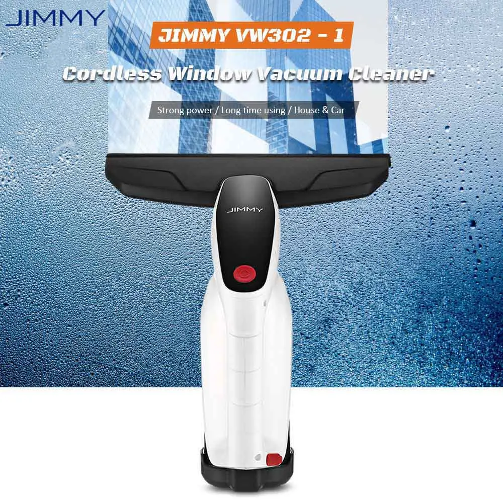 XIAOMI JIMMY VW302-1 беспроводной оконный стеклянный пылесос с Ракель-спрей бутылка 100 мл резервуар для воды для дома автомобиля