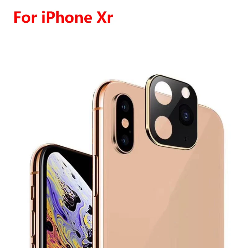 Для iPhone 11 Pro Max крышка объектива камеры защита мотыги для iPhone XS MAX XR X защита из титанового сплава Obiektyw - Цвет: camera hoesjes