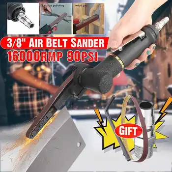 

3/8" Air Belt Sander For Air Compressor Sanding With Sanding Belt Air Belt Sanding Machine with Belts Pneumatic Tool