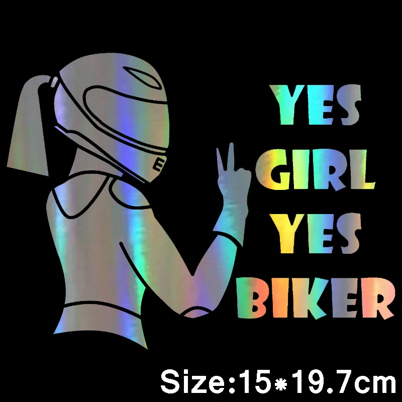 14x19 см Автомобильная наклейка s Respect for Bikers наклейка на Авто Виниловая забавная 3D наклейка s и Переводные картинки для автомобиля мотоцикла украшение для укладки - Название цвета: Laser