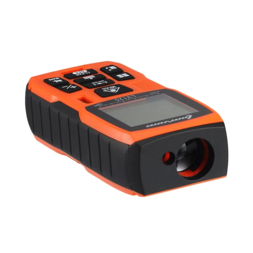Lomvum 120m Handheld Laser Distance Meter Rangefinders Diastimeter Area Volume Angle Automatic Calibration Range Finder Lomvum 120m Handheld Laser Distance Meter Rangefinders Diastimeter Area Volume Angle Automatic Calibration Range Finder