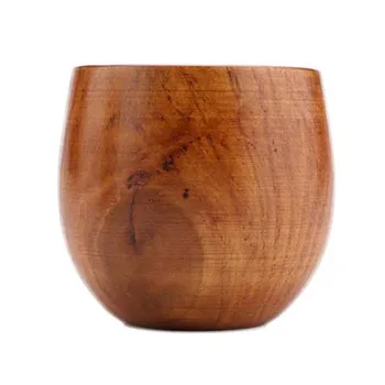 

3pcs 6*5.5cm Japanese Style Hand-made Natural Wooden Cup Tableware Tea Glass Environmentally Friendly Coffee Cup AA