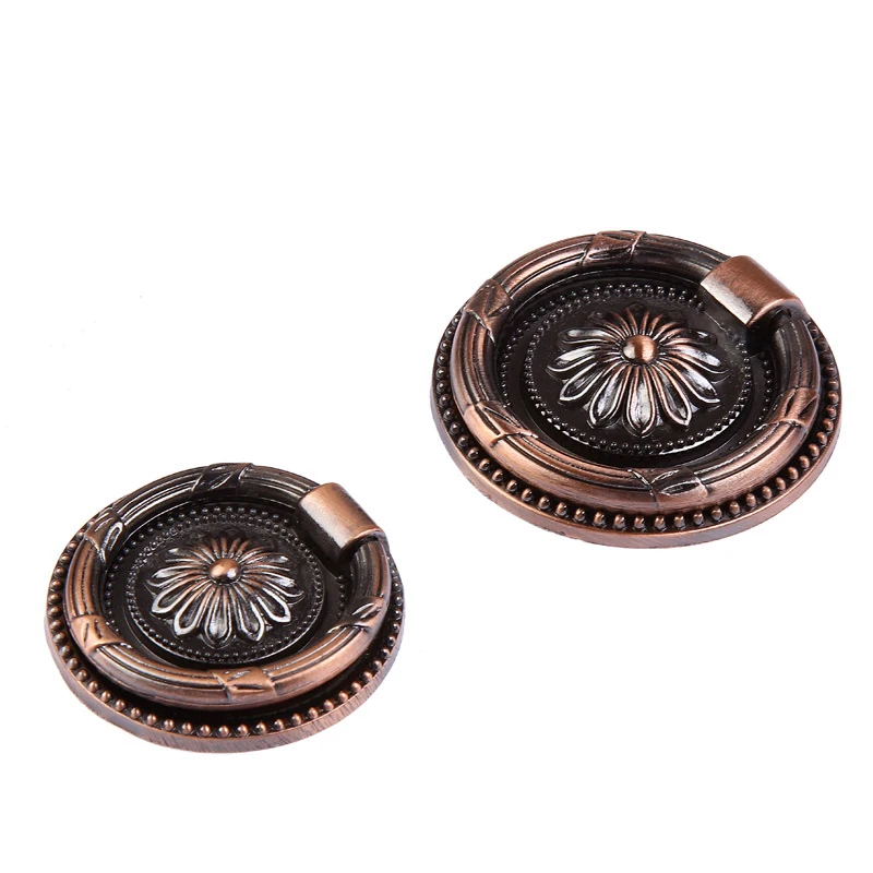 Manopola Vintage A Goccia Per Cassetti - Bronzo Antico, Foro Singolo, Con Viti - Foto 6