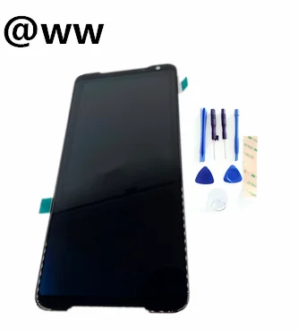 

6.59 "Original M and Sen for ASUS ROG phone 2 Phone2 PhoneⅡ ZS660KL AMOLED LCD display + Touch digit assembly repair
