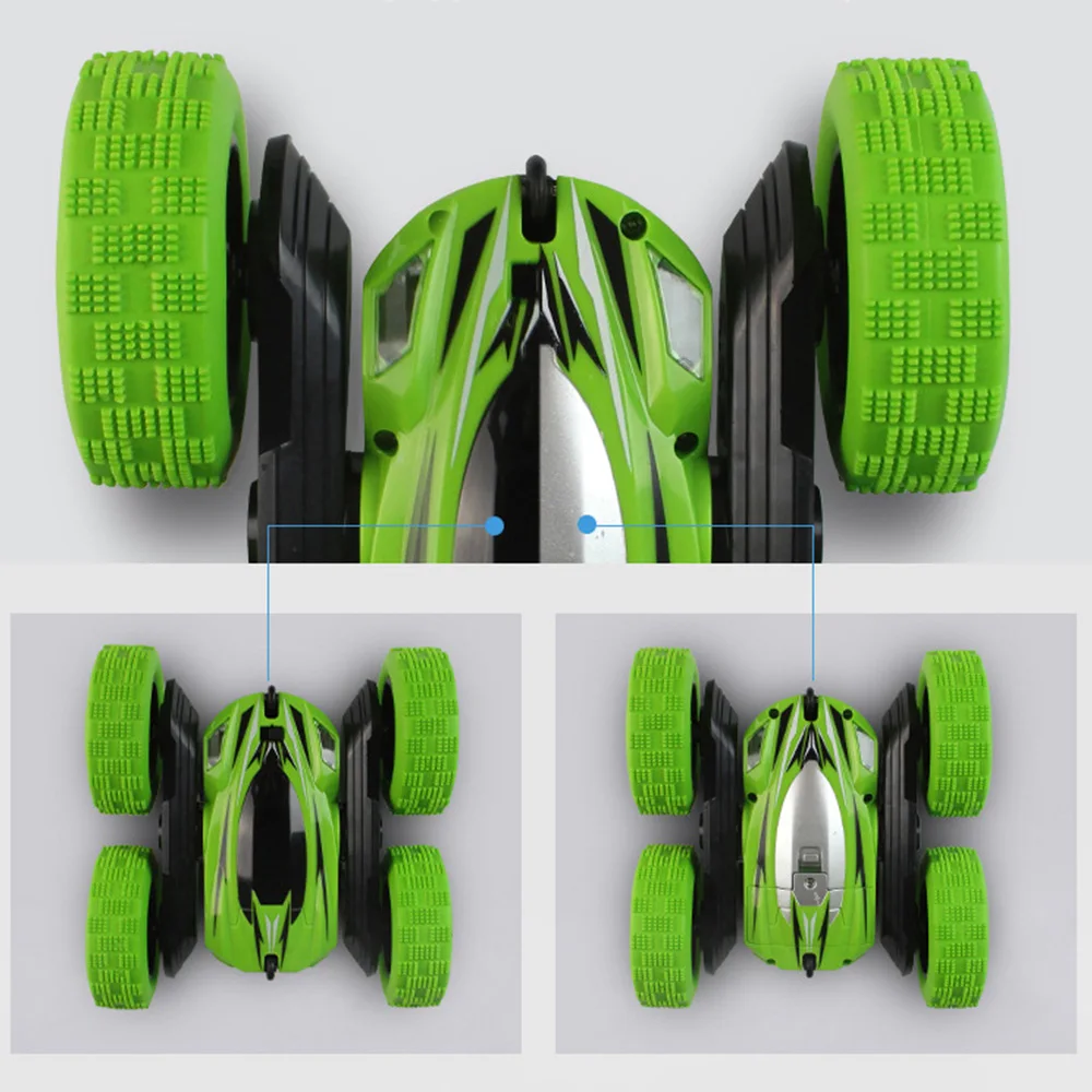 Деформация Buggy Crawler ролл автомобили RC трюковые автомобили высокая скорость Двусторонняя 3D флип пульт дистанционного управления дрейф Игрушки для мальчиков