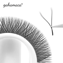 GAHAMACA YY Eye Lash Extensions Faux Mink Black Soft Invividual Eyelashes L/LU Y Shape Volume Lashes Tools 8-15 MM Lash