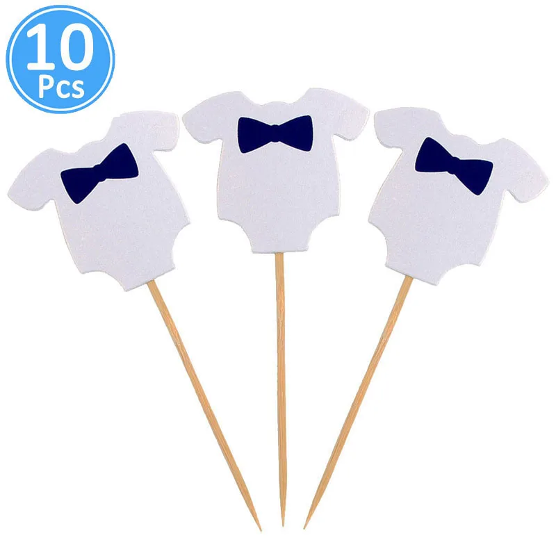 10pcs white topper 10/6 шт. блеск Бумага 1 для капкейка-первый День рождения украшения 1st на день рождения мой один год для маленьких мальчиков и девочек расходные материалы - Цвет: 10pcs white topper