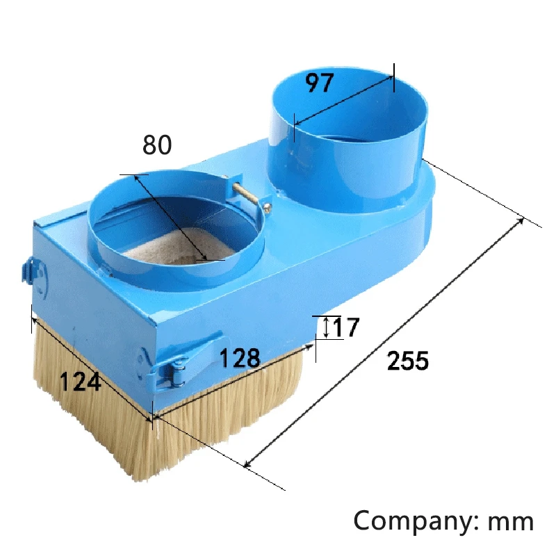  Cnc Dust Cover Collector Cnc Brush Dust Cleaner for Cnc Spindle Motor Milling Machine