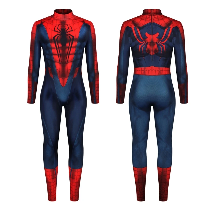 Insomniac игры паук комбинезон косплей костюм боди зентай костюм Хэллоуин - Цвет: 6