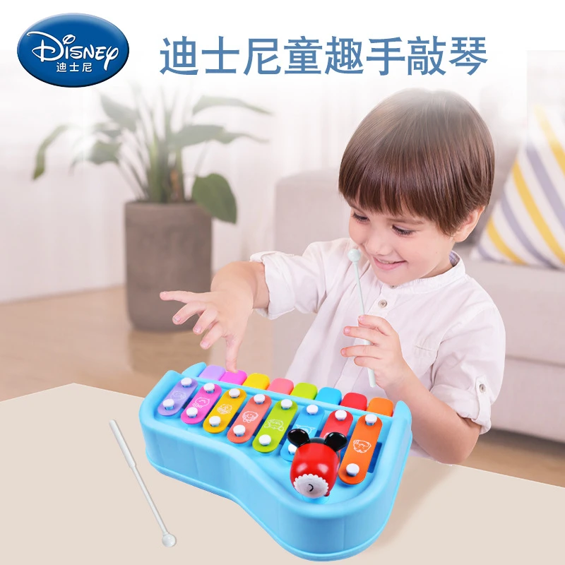 Originele Disney Tsum Tsum Little Klop Op De Piano 8 Key Kinderen Muziekinstrumenten Jongens En Meisjes Verlichting Muziek Speelgoed Top Muzikaal Instrument Aliexpress