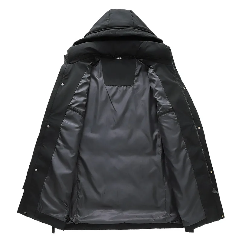 winter new arrival high quality white duck down hooded jackets men,men's keep warm long parkas down jackets,plus size L-7X