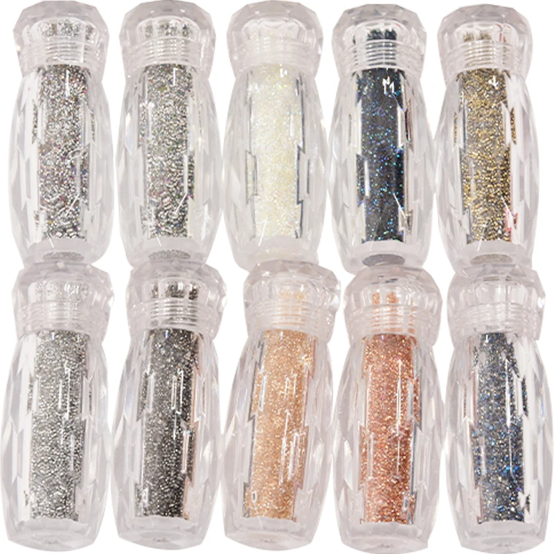 10ml Box Nail Art Bead Rhinestone Multi Color Micro Beads Marbles Crystal Design Stone Nail Decor 4