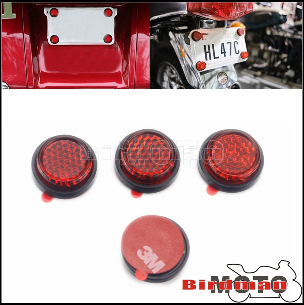 Universale Auto Trailer Moto Avvertimento Posteriore Adesivo Riflettente Targa Strisce Riflettenti 3M Stick On Riflettori Di Sicurezza
