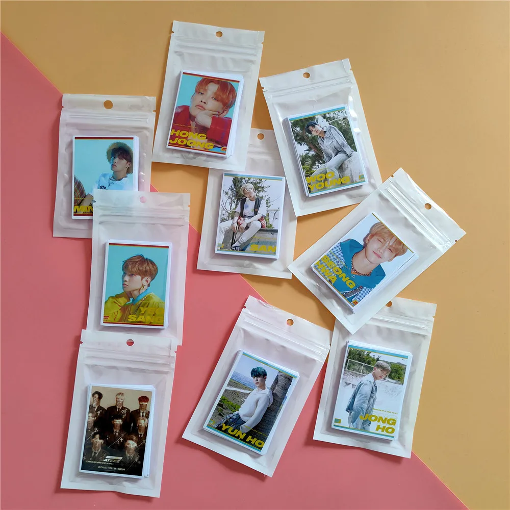 16 шт./компл. Kpop Ateez фотоальбом фото ломо карты плакат K-pop ATEEZ c Новые поступления YEO SANG MINGI