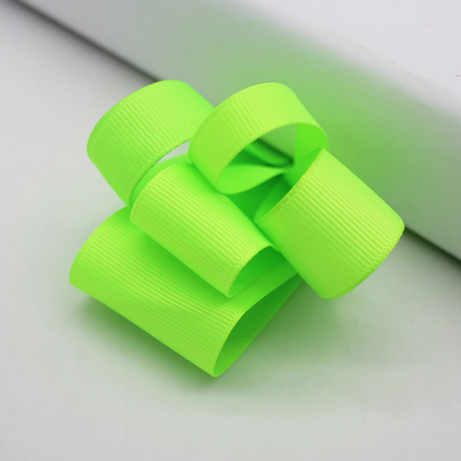 5 Yards/lot Green Grosgrain Satin Ribbon For Gift Packing Christmas Party Decoration Handmade DIY Bows