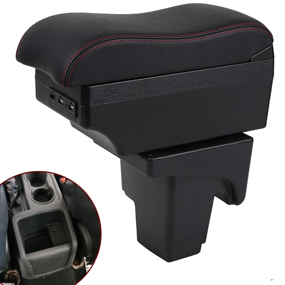 For Focus 3 mk3 2011-2019 Armrest Console Center Storage Box with Base Cup Holder Ashtray 