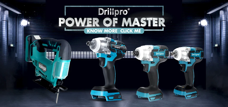 com 3 luz brushless chave de impacto