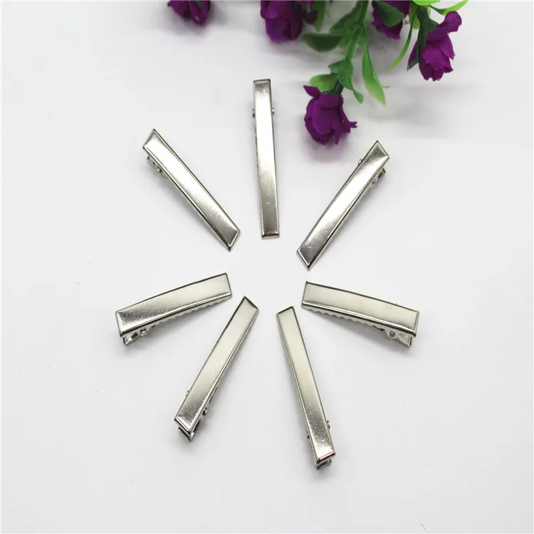 4.5 Centimeter Guangzhou Thick Barrettes Korean-style Barrettes Manufacturers Handmade Hair Accessories DIY Materials Alloy Barr
