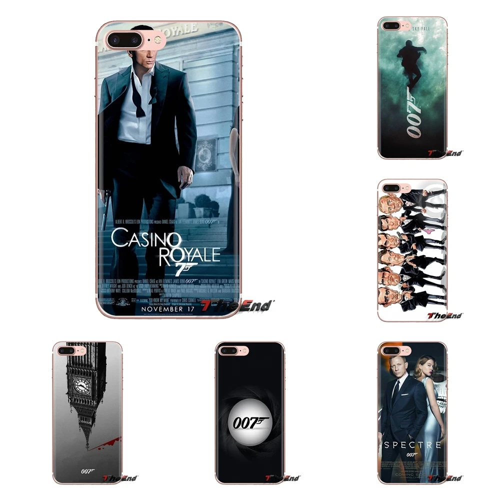 Silicone Cases Cover For Xiaomi Mi6 Mi 6 A1 Max Mix 2 5X 6X Redmi Note 5 5A 4X 4A A4 4 3 Plus Pro JAMES BOND 007 Skyfall Spectre |