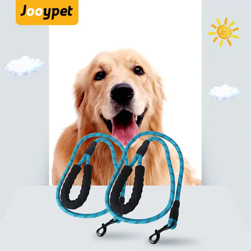JOOYPET плетеный поводок для собак из нейлоновой веревки