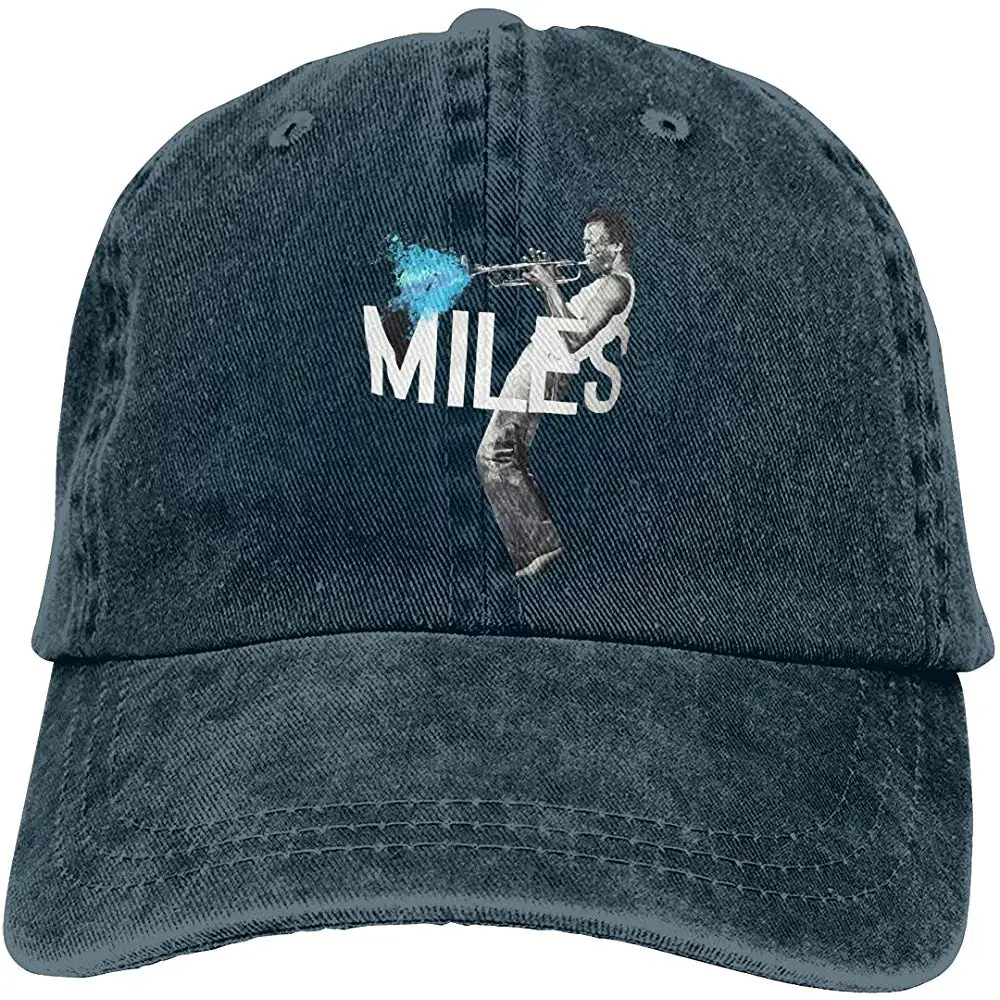 Кепка-бейсболка с эффектом потертости в винтажном стиле Miles Davis