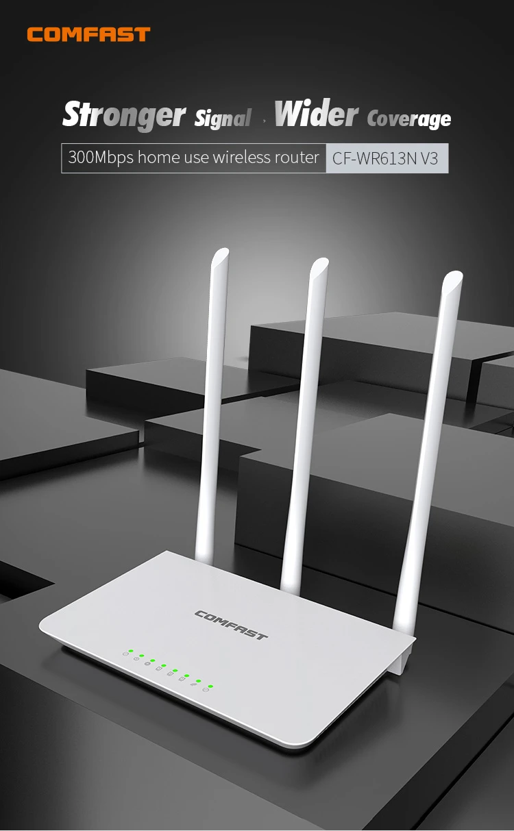 COMFAST 2.4/5.8GHz 300Mbps RJ45 Cổng Máy Tính Để Bàn Treo Tường Vùng Phủ Sóng WiFi Wan/Lan Nhà Thông Minh sử Dụng Không Dây CF-WR613N V1