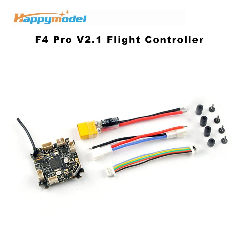 Baratos Happymodel Crazybee F4 Pro V2.1 2 3S Compatible controlador de vuelo para Sailfly X FPV Racing Drone Frsky Flysky DSM X protocolo RX