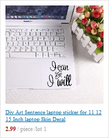 Милый цветок наклейки на ноутбук виниловые наклейки для ноутбука кожи клавиатуры наклейки украшения