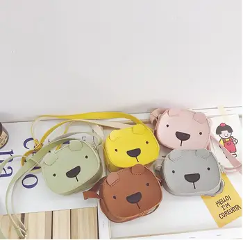 

Kids Children Cartoon Bear Crossbody Bag Kid Cute Shoulder Messenger Bag Mini Bag for Kids Boys Girls