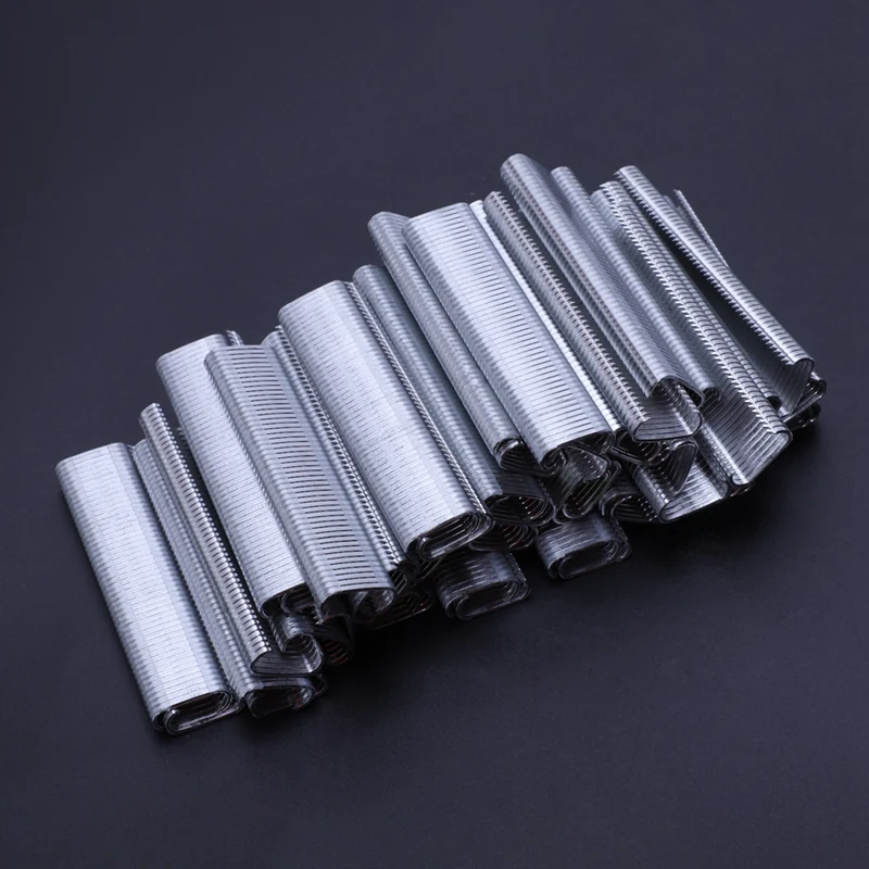 HLZS-2500Pcs Sr8 свиньи кольца C тип скобы кольца стальная проволока ограждение для клетки домашних животных-аппаратные аксессуары промышленное оборудование