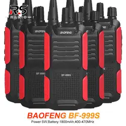 5 шт. Baofeng BF-999S PLUS мини-рация радиостанция двухдиапазонный двухсторонний радиоприемник UHF HF любительский радиоприемник yaesu рации