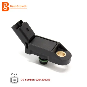 

Intake Pressure MAP Sensor 0261230058 9639418980 457403 457405 1920AC BG001Y037-1 for CITROEN FIAT PEUGEOT RENAULT LANCIA