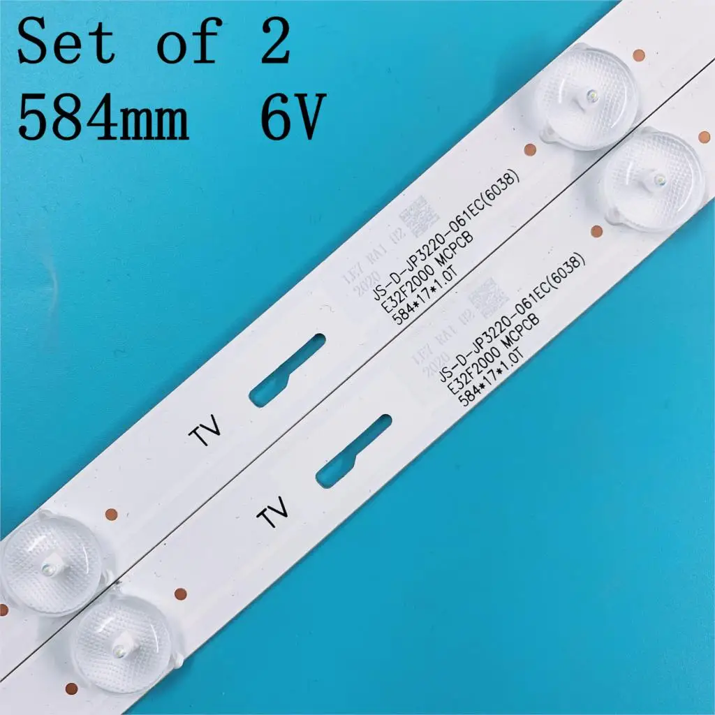 LED blaklight Ʈ 6  AKAI JS-D-JP3220-061EC E32F2000 MCPCB AKTV3222 NUOVA ST3151A05-8 V320BJ7-PE1 AKTV3212 AKTV3216