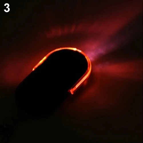 Anti Lost Key Finder Wireless Alarm Locator Whistle Sound LED Light Keychain Car Interior