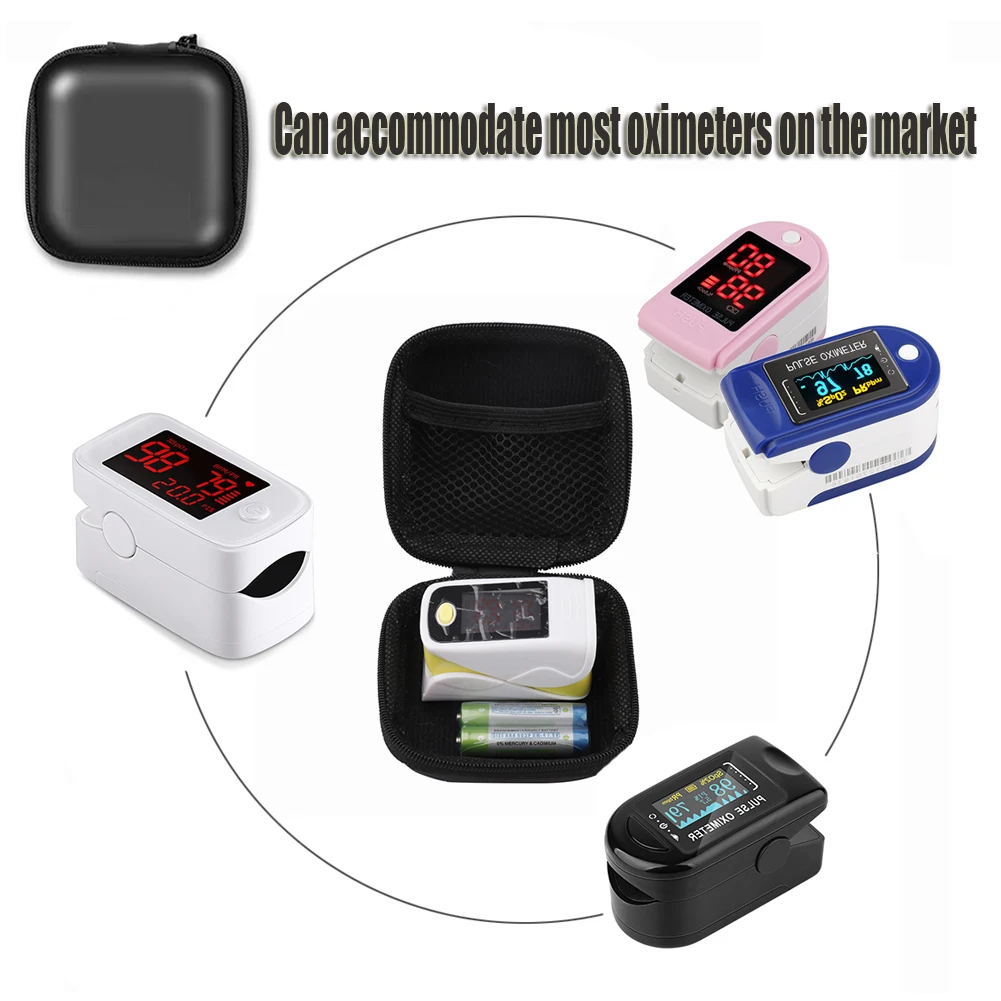

EVA Neutral Oximeter Zipper Bag Storage Bag Neutral EVA / Oximeter Storage Box Oximeter Cover Kit Bag Protection Bag