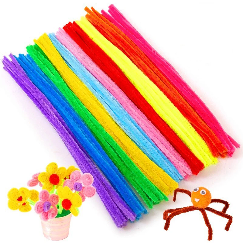 30cm Colorful Chenille Stems Pipe Cleaners kids Educational Toys Handmade Christmas Birthday Party DecorDIY Craft Supplies