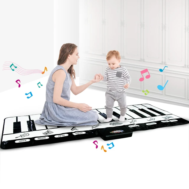 Tapete de piano musical para bebês, 3 estilos, instrumento multifuncional,  brinquedos, teclado, jogos, tapete, brinquedos educativos, presentes para  crianças - AliExpress
