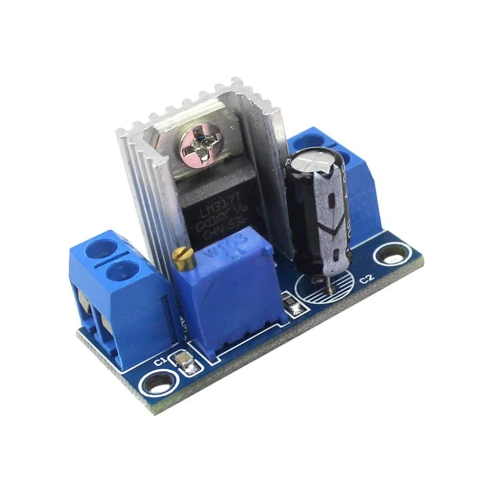 LM317 DC-DC 컨버터 벅 스텝 다운 회로 보드 모듈 선형 레귤레이터 LM317 가변 전압 레귤레이터 전원 공급 장치