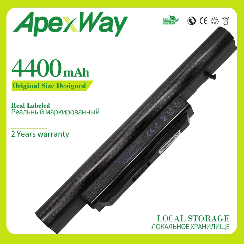 Apexway 11 1 V 4400mAh аккумулятор для ноутбука фотосессия Hasee A560P K580P K580S Haier R410 R410G R410U|batteries