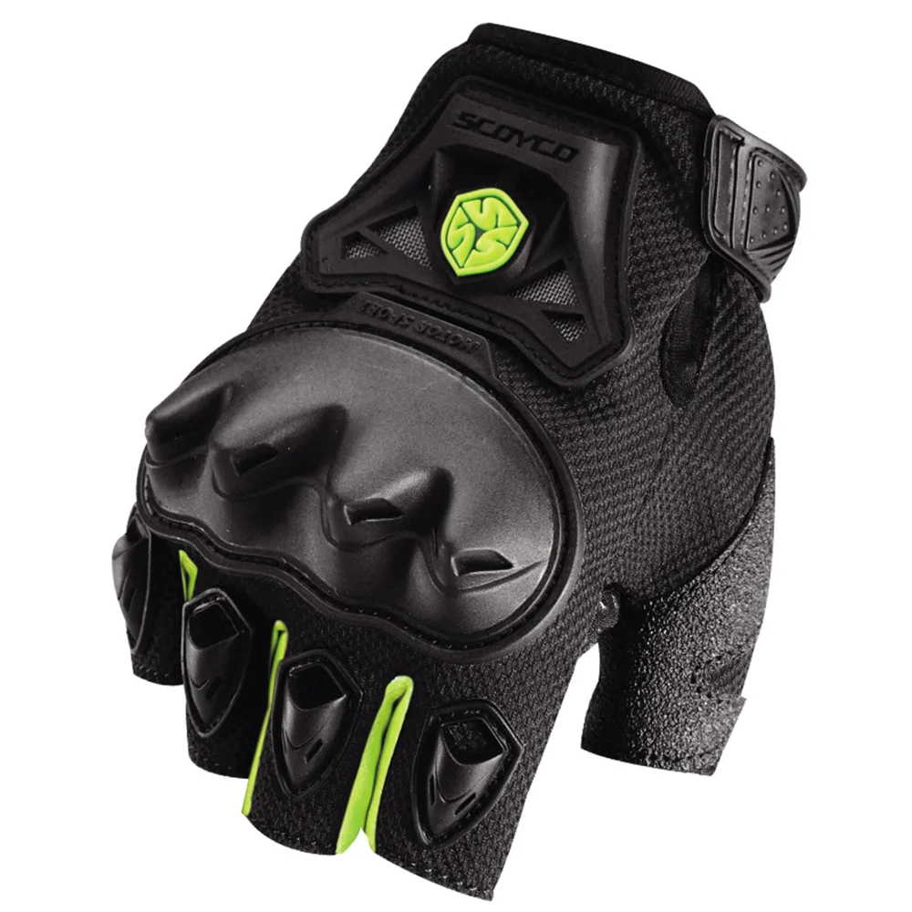 SCOYCO мотоциклетные перчатки летние дышащие Guantes Moto Перчатки сенсорные Мотоциклетные Перчатки мотокросса внедорожные гоночные перчатки - Цвет: MC29D Green